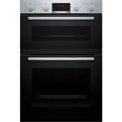 Bosch MBA533BS3B Series 4- 60cm Built In Double Oven - Stainless Steel