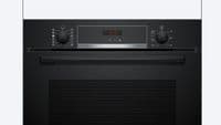 Bosch Series 4 HQA574BB3B Pyrolitic Oven With Added Steam Function - Black