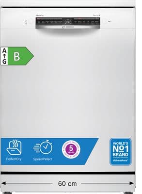 Bosch Series 4 SMS4EMW06G Full Size Dishwasher - White