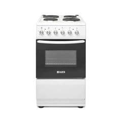 Haden HES051W 50cm Electric Cooker with Solid Plate Hob - White