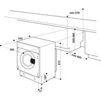Hotpoint BIWMHG91485UK 9kg 1400 Spin Washing Machine - Integrated