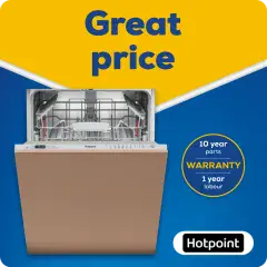 Hotpoint H2IC14BN7A0UK Integrated Dishwasher - 14 Place Settings