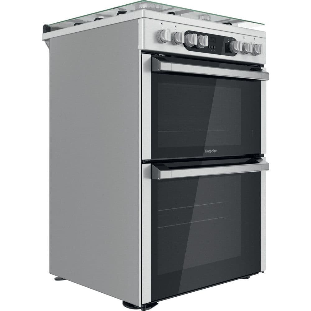 Hotpoint HDM67G9C2CX Dual Fuel 60cm Cooker Inox