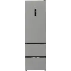 Hotpoint HPKF5351XP4UK Dual No Frost 3 Door American Fridge Freezer with VitalCare - Brushed Steel
