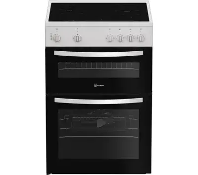 INDESIT IDE6VMW 60 cm Electric Ceramic Cooker - White