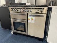 Rangemaster EDL100DFFSS/C Encore Deluxe 100cm Dual Fuel Cooker - Stainless Steel