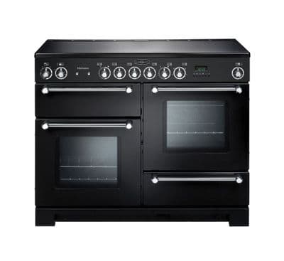 Rangemaster KCH110ECBL/C Kitchener 110cm Electric Range Cooker With Ceramic Hob - Black