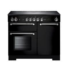 Rangemaster Kitchener KCH100ECBL/C 100cm Ceramic Range Cooker - Black