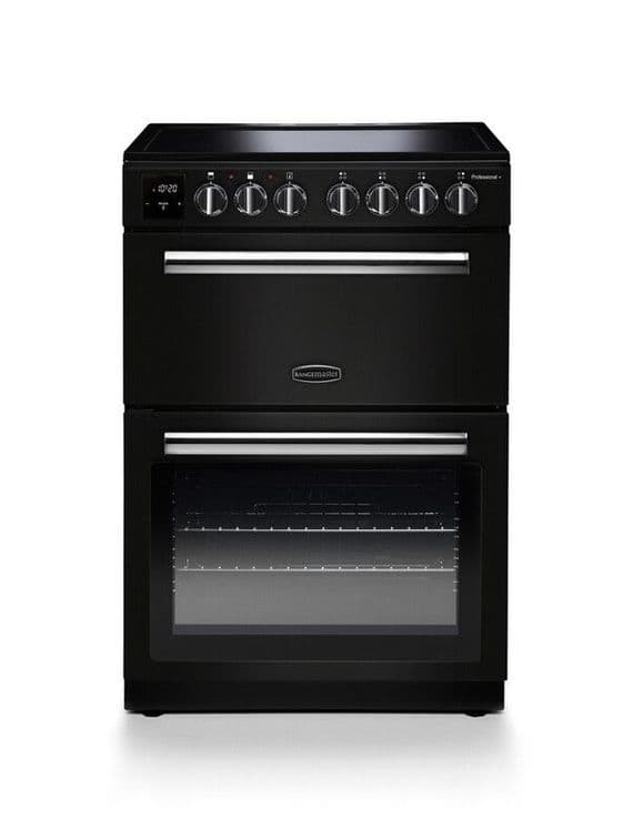 Rangemaster PROPL60ECBL/C 60cm Electric Cooker With Ceramic Hob - Black
