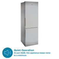 Sensis RFCMF0154ES 54cm Total No Frost Fridge Freezer - Silver