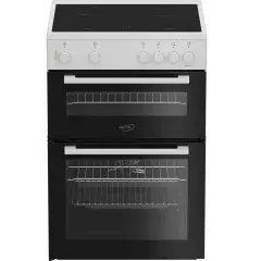 Zenith ZET605W 60cm Electric Cooker with Ceramic Hob - White