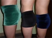 Lovely plain velour shorts