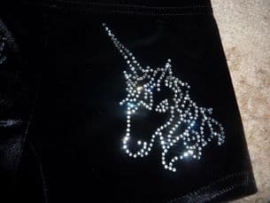 Unicorn gymnastic shorts