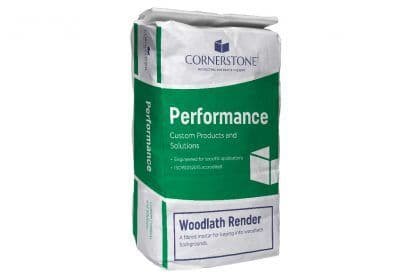 Cornerstone Performance Woodlath Render 20 bags