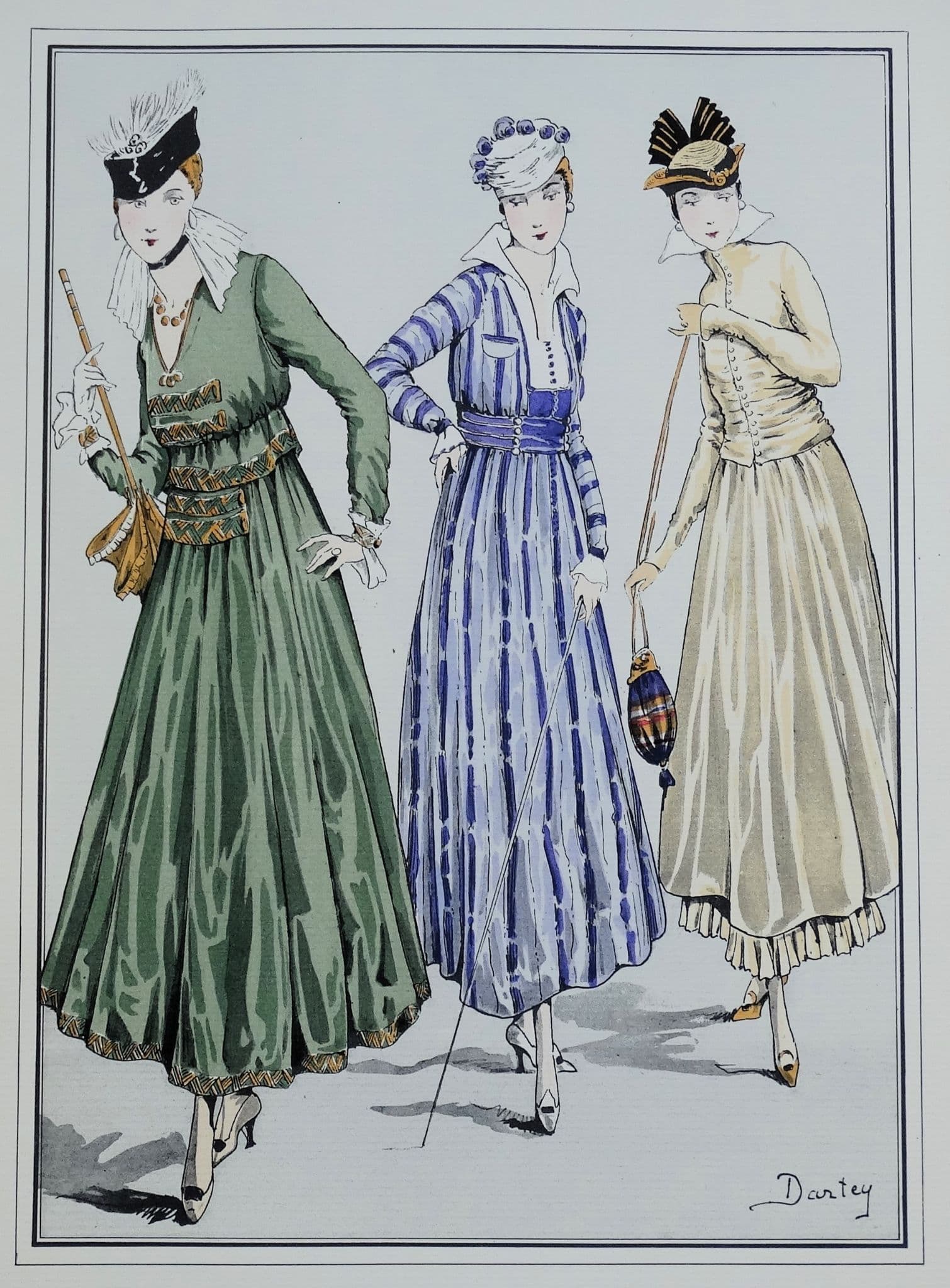 slim fit dress slacks 1934 Article Vintage 30's Fashion Women Summer Dresses Clothing Frock   Period Paper Historic Art LLC
