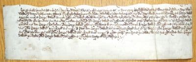 Antique FINAL CONCORD manuscript document on Vellum, Beach, Bitton Gloucestershire G. Atwood 1678