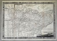 Antique Map, A Map of The County of KENT Samuel Parker John Harris original 1719