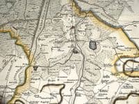 Antique Map CAMBRIDGESHIRE Large Original John Cary, Camden, Stockdale 1806
