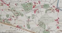 Antique Map DARTFORD HUNDRED, KENT Plumstead Crayford Erith Welling, Hasted 1778