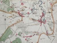 Antique Map DARTFORD HUNDRED, KENT Plumstead Crayford Erith Welling, Hasted 1778