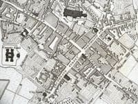 Antique Map GLOUCESTER, ENGLAND Glocester Street Plan, Cole & Roper 1805