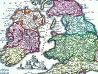 Antique Map GREAT BRITAIN BRITISH ISLES Hand Coloured Engraving Lotter/Seutter 1744
