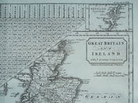 Antique Map GREAT BRITAIN & IRELAND Original large John Cary, Camden 1806