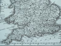Antique Map GREAT BRITAIN & IRELAND Original large John Cary, Camden 1806