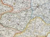 Antique Map KENT, Edward Hasted Original County Map 1790