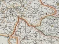 Antique Map KENT, Edward Hasted Original County Map 1790
