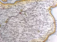 Antique Map KENT Large Original John Cary, Camden, Stockdale 1806