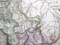 Antique Map LA PLATA, ARGENTINA, CHILE,URUGUAY, Pinkerton, large format original 1812