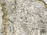 Antique Map LINCOLNSHIRE Large Original John Cary, Camden, Stockdale 1806