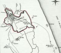 Antique Map MAIDSTONE, SANDWICH, DEAL, Kent Town Plans, Lewis 1835
