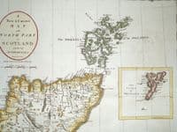 Antique Map NORTH SCOTLAND, Large Original John Cary, Camden, Stockdale 1806
