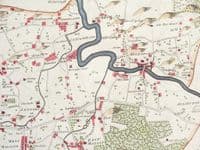 Antique Map ROCHESTER LARKFIELD HUNDRED, KENT, Aylesford, Addington, Hasted 1782