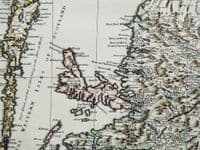 Antique Map SCOTLAND North Part, A.Johnston R.Morden original vintage old 1722
