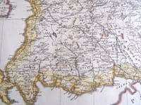 Antique Map SCOTLAND South Part, Large Original J.Cary, Camden, Stockdale 1806