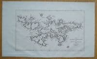 Antique Map SHETLAND ISLANDS, ZETLAND, Scotland Original John Cary, Camden 1806