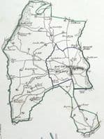 Antique Map SOUTH MOLTON, DEVON, Street Plan, Dawson Original 1832
