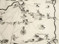 Antique Map, The ISLE of THANET in KENT Samuel Parker John Harris original 1719