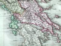 Antique Map TURKEY, GREECE,CROATIA,BOSNIA, BULGARIA etc Pinkerton original 1814