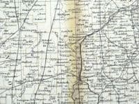 Antique Map UNITED STATES, NORTH AMERICA, NORTH CENTRAL USA Fullarton  c1860