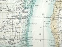 Antique Map UNITED STATES, NORTH AMERICA, NORTH CENTRAL USA Fullarton  c1860