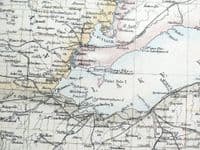 Antique Map UNITED STATES NORTH AMERICA, NORTH EAST USA Fullarton original c1860
