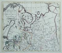 Antique Maps RUSSIA, MUSCOVY, William Guthrie, North & South Pair original 1794