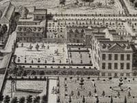 Antique Print BATTSFORD, Batsford, Moreton in Marsh, Cotswolds, Gloucestershire Johannes KIP 1712