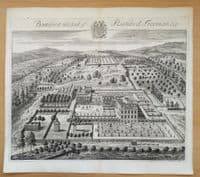 Antique Print BATTSFORD, Batsford, Moreton in Marsh, Cotswolds, Gloucestershire Johannes KIP 1712