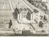 Antique Print DIDMARTON Nr Tetbury Cotswolds Gloucestershire Original Johannes KIP, Atkyns 1712