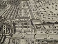 Antique Print DYRHAM PARK, Bath, Gloucestershire Johannes KIP, Atkyns 1712